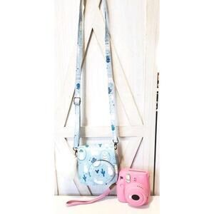 Fujifilm Instax Mini 9 Instant Film Pink Camera White Blue Llama Carrying Case